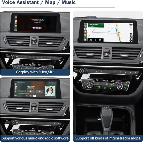 Vista 3 de Kit de reacondicionamiento inalámbrico CarPlay para Mercedes BMW CIC System BMW 1 3 5 6 7 Series X1 X3 X5 X6 Z4 (2008-2012) Android Auto &