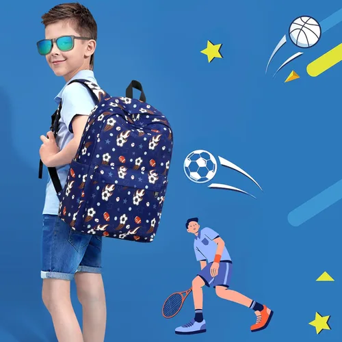 Vista 2 de CAMTOP Mochila preescolar para niños, mochila de jardín de infantes, mochila escolar, M