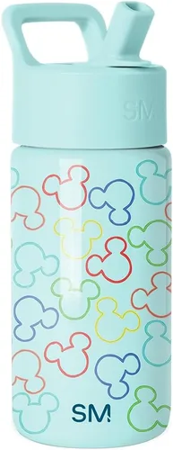 Vista 39 de Simple Modern Kids Summit - Botella de agua con tapa con pajilla, vaso de acero inoxidable de 14 onzas con aislamiento para niñas, para la escuela
