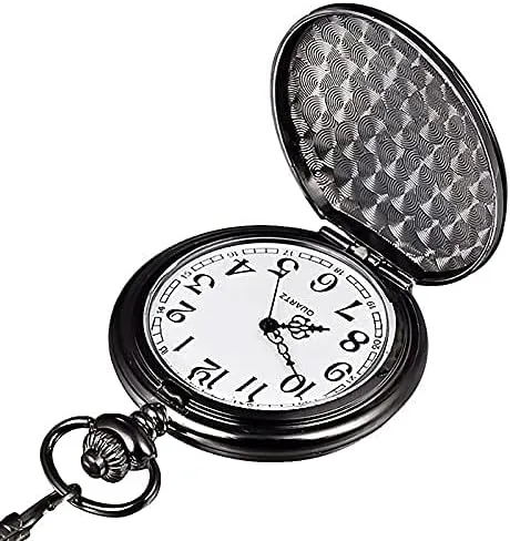 Vista 4 de Regalos para papá, reloj de bolsillo grabado, cumpleaños, aniversario, regalo significativo del día del padre para hombres