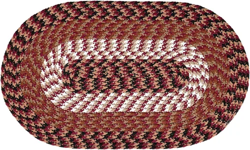Vista 30 de La colección Better Trends Alpine Braid es una alfombra reversible para interiores duradera y resistente a las manchas 100% polipropileno