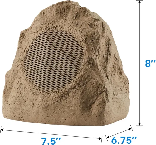 Vista 6 de Theater Solutions 2R4S - Juego de 2 altavoces de piedra arenisca para exteriores, patio, piscina, spa