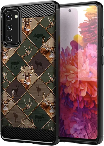 Vista 33 de CasesOnDeck - Carcasa compatible con Samsung Galaxy S20 FE (2020) / S20 FE 5G), color negro