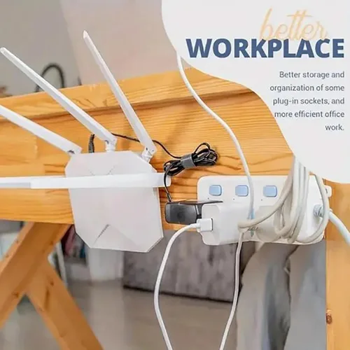 Vista 3 de Ganchos de pared adhesivos transparentes de doble cara, ganchos de pared adhesivos transparentes de doble cara, autoadhesivos sin uñas, sin daños