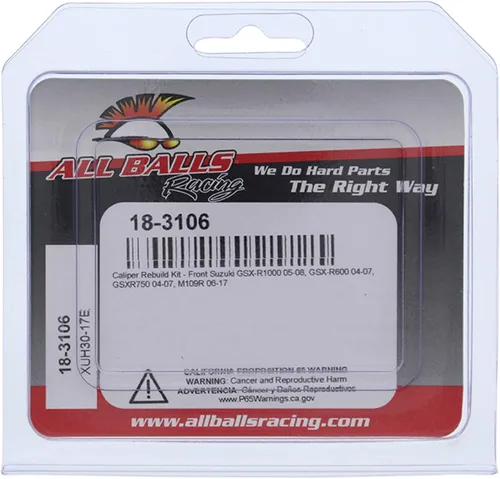 Vista 4 de All Balls Racing Kit de reconstrucción de pinza delantera 18-3106 compatible con/reemplazo para Suzuki M109R 17