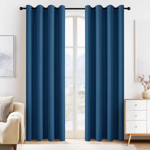 Vista 63 de PONY DANCE Cortinas para Autocaravana de 24 pulgadas de Largo, Cortinas Cortas para Baño y Cocina, Mini Cortinas de Privacidad para Camper