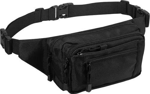 Vista 12 de Riñonera transparente aprobada por estadios para mujeres, para el trabajo, bolsa de cintura multiusos para viajes y eventos deportivos, 2 colores.