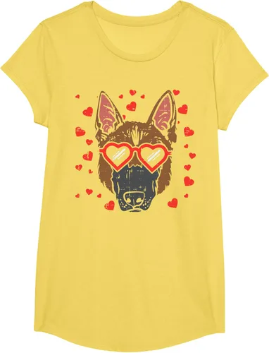 Vista 40 de Camiseta de regalo para perro con cara de pastor alemán, Negro, S