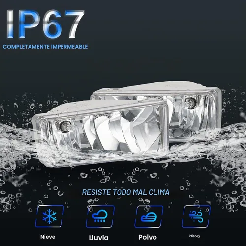 Vista 6 de Conjunto de luces antiniebla para Chevy Silverado 2007 2008 2009 2010 2011 2012 2013 2014 2015 Kit de repuesto para Avalanche 2007-2013, Suburban