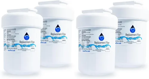 Vista 2 de Paquete de 4 filtros de agua de repuesto para refrigerador General Electric GSS25WGTMBB, compatible con cartucho de filtro de agua de refrigerador