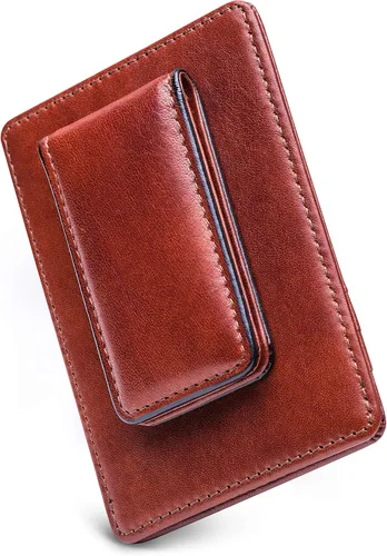 Vista 2 de Bosca Cartera con bolsillo frontal para hombre en piel vieja - RFID