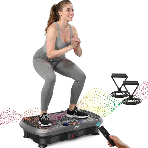 Vista 10 de AXV Vibration Plate Exercise Machine Fitness Platform Body Vibrating Board ARK.ROSA