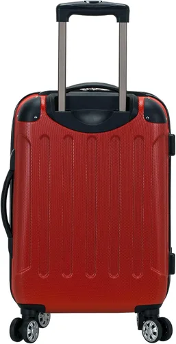 Vista 3 de Rockland London Equipaje con carcasa rígida con ruedas, Rojo), F190-RED