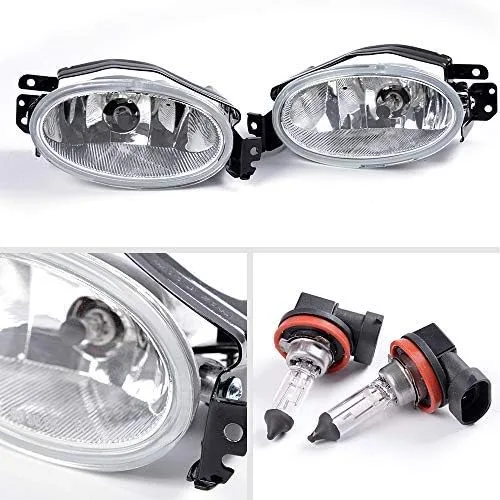 Vista 4 de GRAND ORANGE Parachoques conducción antiniebla lámpara compatible con Honda Civic Sedan 4Dr 2013 2014 2015 W/bombilla+interruptor kit de cableado