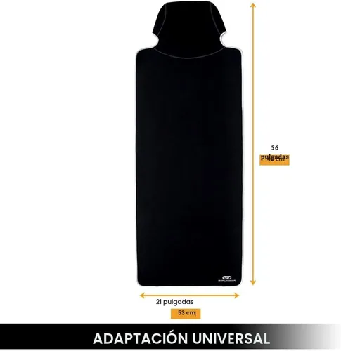 Vista 2 de Gorla Gear - Paquete de 2 fundas de asiento de automóvil, de neopreno, antideslizantes, de alta calidad, ajuste universal, impermeable, resistente a