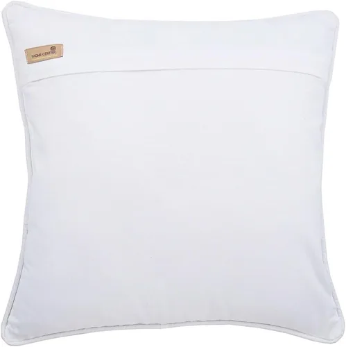 Vista 72 de The HomeCentric Funda de almohada con cremallera, funda de cojín azul de 12 x 12 pulgadas, funda de cojín de algodón bordado para sofá, diseño