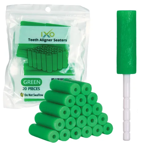 Vista 9 de IXO Aligner - Masticables para alineadores Invisalign – Accesorios masticables Invisalign – Aligner Chewies para bandejas Invisalign, masticables