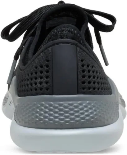 Vista 3 de Crocs Tenis LiteRide 360 Pacer para hombre Negro/Gris (Slate Grey)