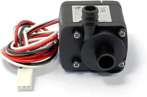 Vista 4 de Jt-180a-12 Mini bomba de agua sin escobillas Bomba sumergible anfibia 0.5a 6w con cables 3P