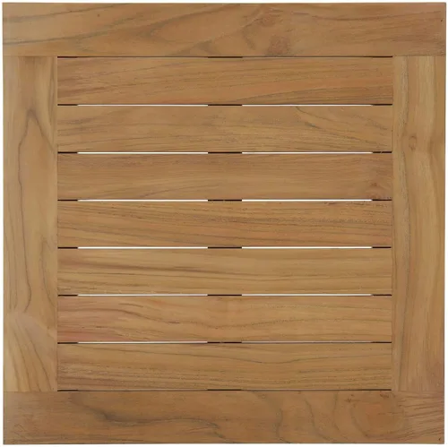 Vista 4 de Modway Mesa auxiliar teca marina para patio y exteriores, Madera, Natural