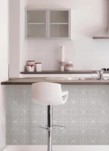 Vista 6 de Wall Pops WPBS4648 Dawson - Calcomanías de pared, color gris