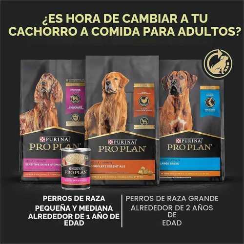Vista 8 de Purina Pro Plan Alimento seco para cachorros con alto contenido de proteínas, fórmula de pollo y arroz, bolsa de 18 libras