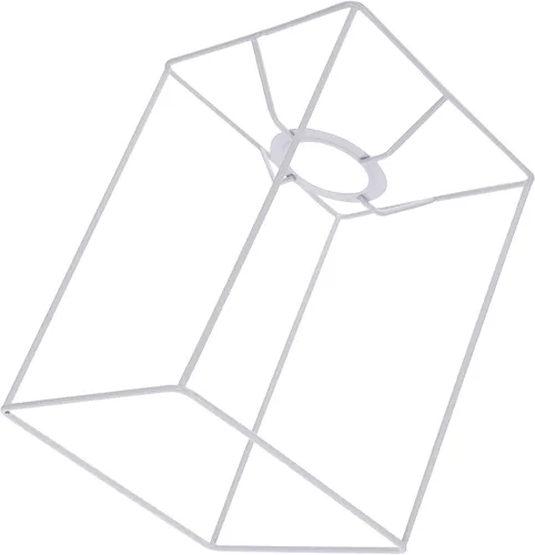 Vista 10 de Uonlytech Soporte de lámpara colgante de techo, marco de luz de 7.48 x 5.90 x 5.51 pulgadas, marco de pantalla de bricolaje, jaula de alambre