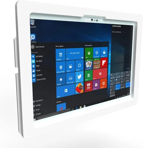 Vista 9 de Funda de acrílico VESA antirrobo para tableta Microsoft Surface Go con montaje en pared (superficie Go 1/2/3/4, negro)