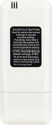 Vista 3 de RG52B/BGCE Reemplazar AC Control Remoto Compatible con Midea Aire Acondicionado RG52B/BGE RG52B/BGEU