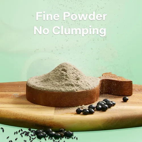 Vista 6 de FU PAI E JIAO Polvo de frijol negro de nuez de sésamo negro, reemplazo de comidas con regulación del colesterol y antioxidación, sin OMG, vegano