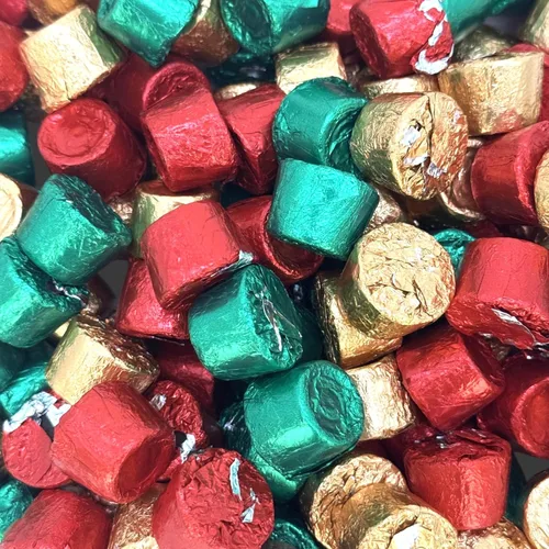 Vista 3 de Caramelo de chocolate con caramelo, 1.5 libras envuelto individualmente a granel, para fiestas, eventos y regalos, rica indulgencia de caramelo
