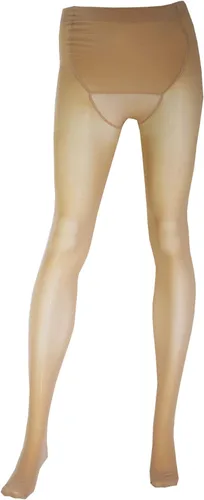 Vista 5 de Truform Sheer Pantyhose de maternidad, compresión de 20-30 mmHg, soporte de abdomen, 20 denier, beige, S