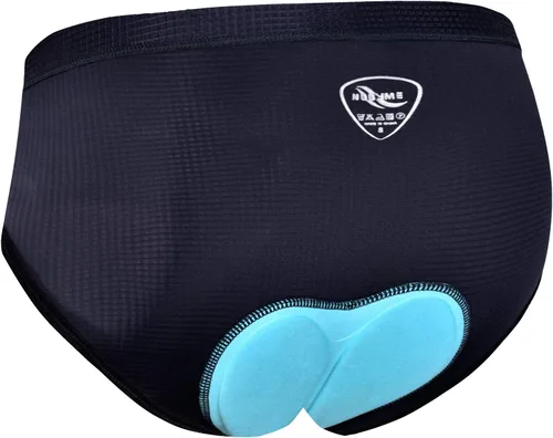 Vista 4 de NOOYME - Ropa interior de ciclismo para mujer, diseño 3D, acolchado