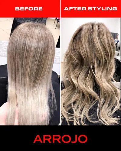 Vista 8 de Arrojo Fierce Firm Hold Hairspray – Laca para el cabello de fijación firme sin sulfatos ni parabenos – Spray de brillo antihumedad para todo