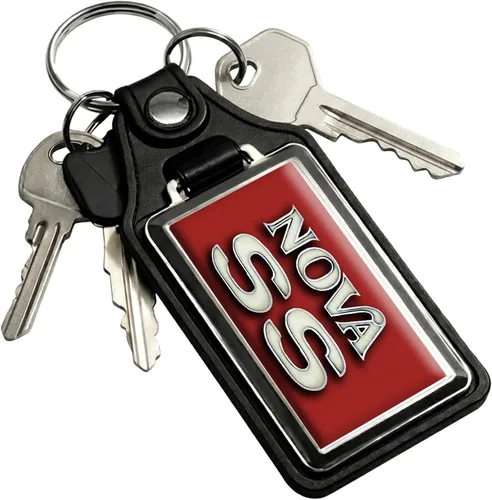Vista 95 de Brotherhood Car Key Chain for Nova - Classic Models Keychain for Men and Blanco antiguo - Personalizado 1975