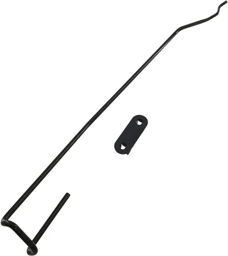 Vista 2 de Kit de gancho de seguridad para capó, varilla de cierre y clip de retención para Dodge Ram 1500 2500 3500 # 55275850AB 5143056AA