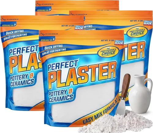 Vista 10 de Yeso perfecto para moldes de cerámica y cerámica, material en polvo no tóxico a base de agua para hacer moldes de bricolaje, losas de recuperación