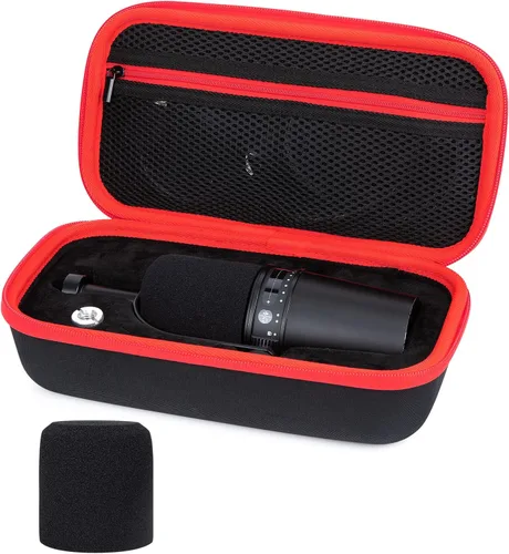 Vista 9 de YOUSHARES Soporte de micrófono MV7 mejorado con parabrisas - Brazo resistente compatible con micrófono Shure MV7 y MV7X, soporte de brazo con filtro