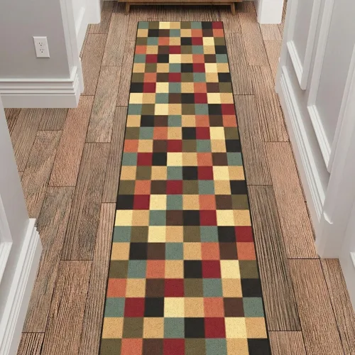 Vista 18 de Ottomanson Alfombra de cocina de 2 x 5 – Alfombra antideslizante para Cajas Multicolor