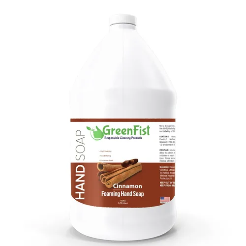 Vista 19 de Recargas de jabón de manos con espuma GreenFist Aroma a Almendra y Cereza Botella de espuma fabricada en EE. UU., 128 onzas (1 galón)