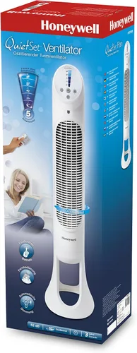 Vista 8 de Honeywell QuietSet HYF260 Ventilador oscilante de torre para toda la habitación