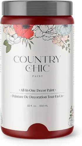Vista 100 de Country Chic - Pintura a la tiza todo en uno para muebles y armarios, ecológica, acabado mate, con primer y sellador, para madera y metal, Alchemist