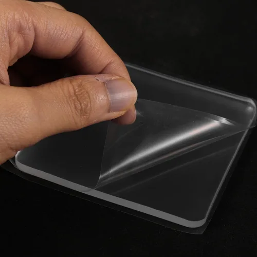 Vista 3 de 4 almohadillas de gel fijas, almohadillas de gel fijas, almohadillas de agarre adhesivas, alfombrilla transparente resistente a terremotos, gel