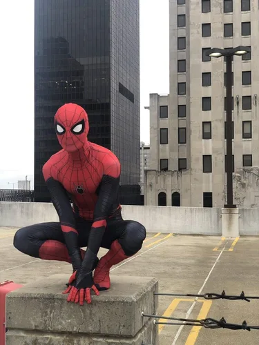 Vista 7 de Homecoming Far From Home Cosplay Suit Premium Lyrca Compression Fabric