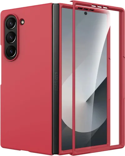 Vista 11 de Miimall Funda para Samsung Galaxy Z Fold 7 con protector de pantalla, funda delgada de grado militar para Galaxy Z Fold 7 antihuellas, a prueba