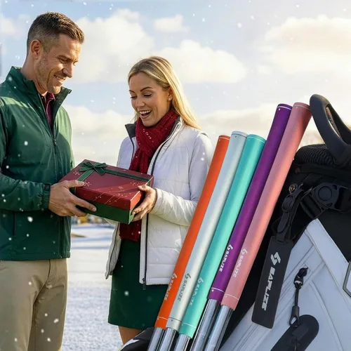 Vista 8 de SAPLIZE Agarres de golf exclusivos para mujer, paquete de 13 empuñaduras de goma suave con diseño cónico optimizado, cómodos y absorbentes
