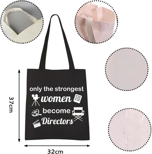Vista 4 de VAMSII Regalos de director de cine, bolsa de mano, regalos para cineastas, regalos para mujeres, videógrafo, regalo para director de película, bolsa