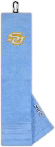 Vista 29 de Team Effort NCAA - Toalla bordada de tres pliegues unisex para adultos