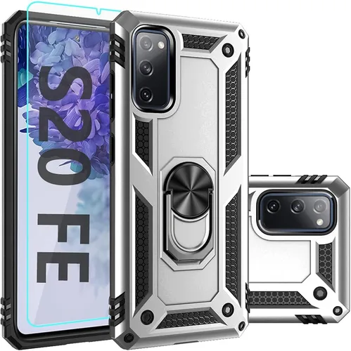 Vista 7 de Funda para Samsung Galaxy S20 FE, Funda Galaxy S20 FE 5G, con protector de pantalla, [grado militar] cubierta probada contra caídas de 16 pies