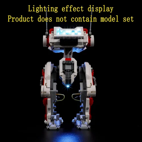 Vista 7 de GEAMENT Kit de luces LED compatible con LEGO BD-1 - Juego de iluminación para modelo de construcción 75335 (juego de modelos no incluidos)